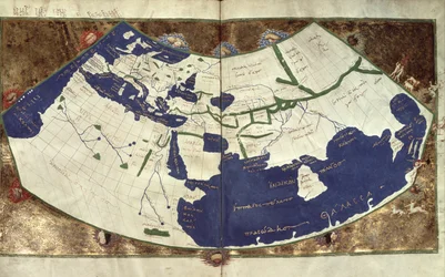 Kort over den kendte verden, fra „Geographia“